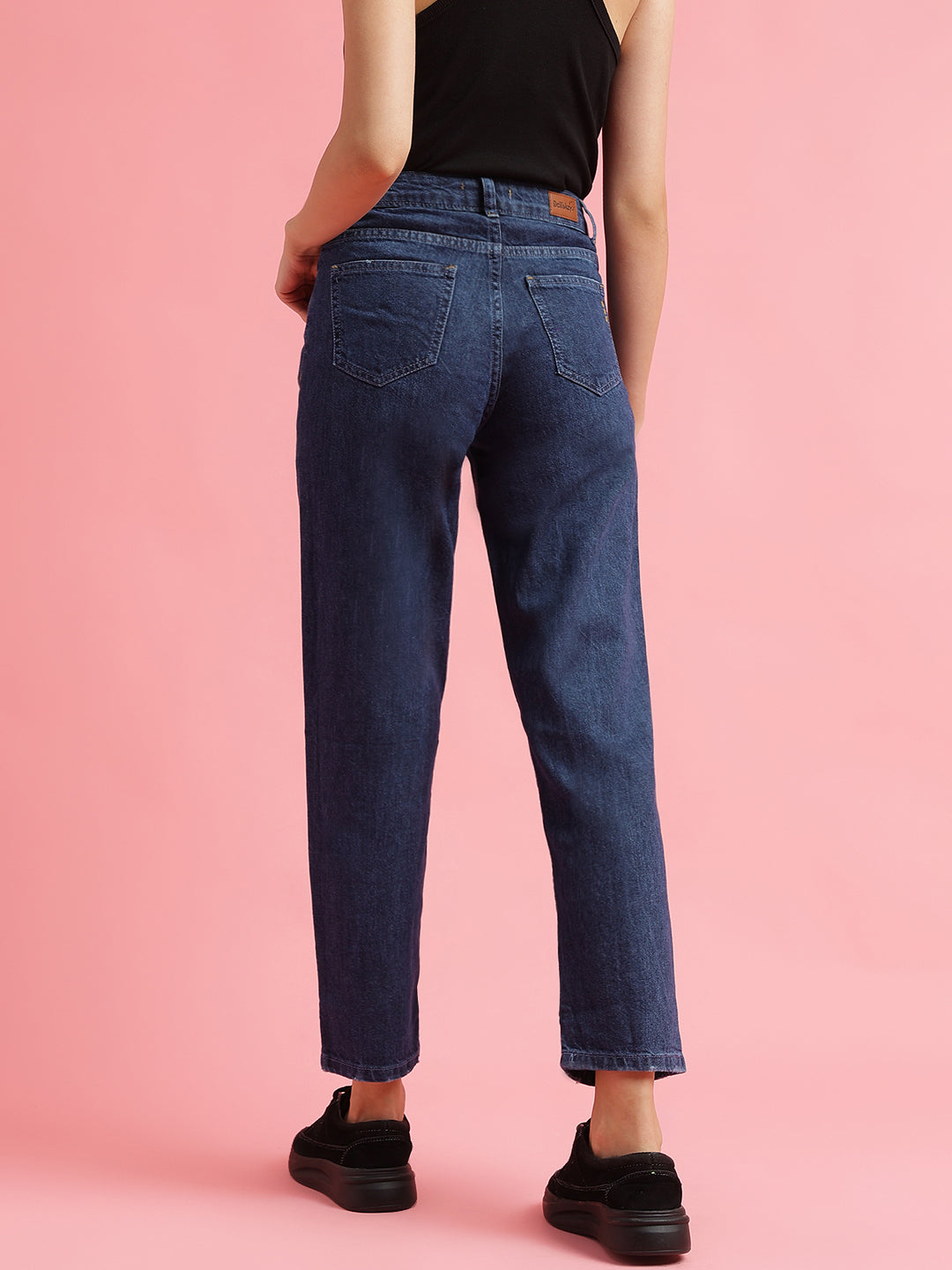 Dark Blue Slouchy Fit Jeans