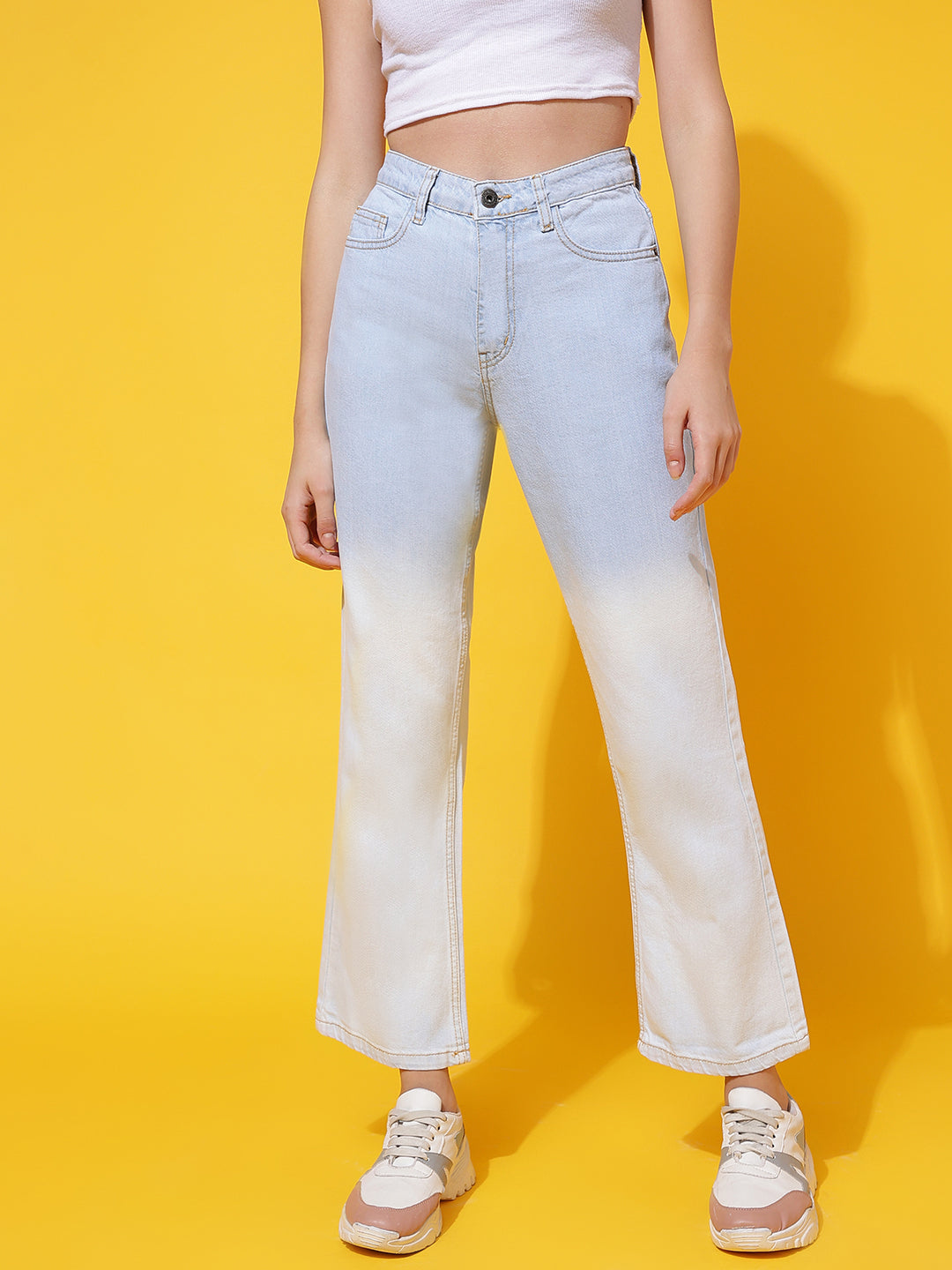 Blue Boyfriend Fit Jeans