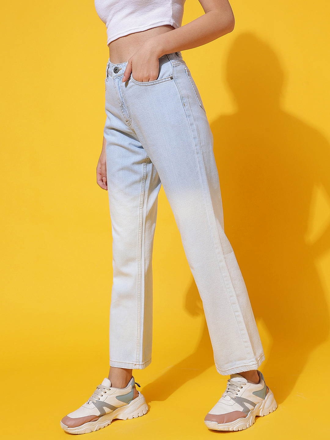 Blue Boyfriend Fit Jeans