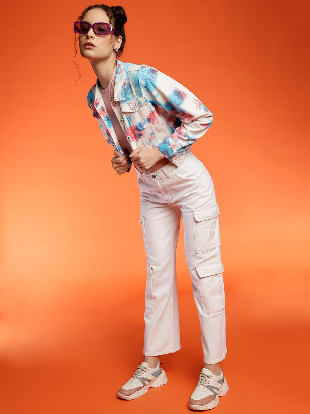 Multi Colour Tie & Dye Jacket