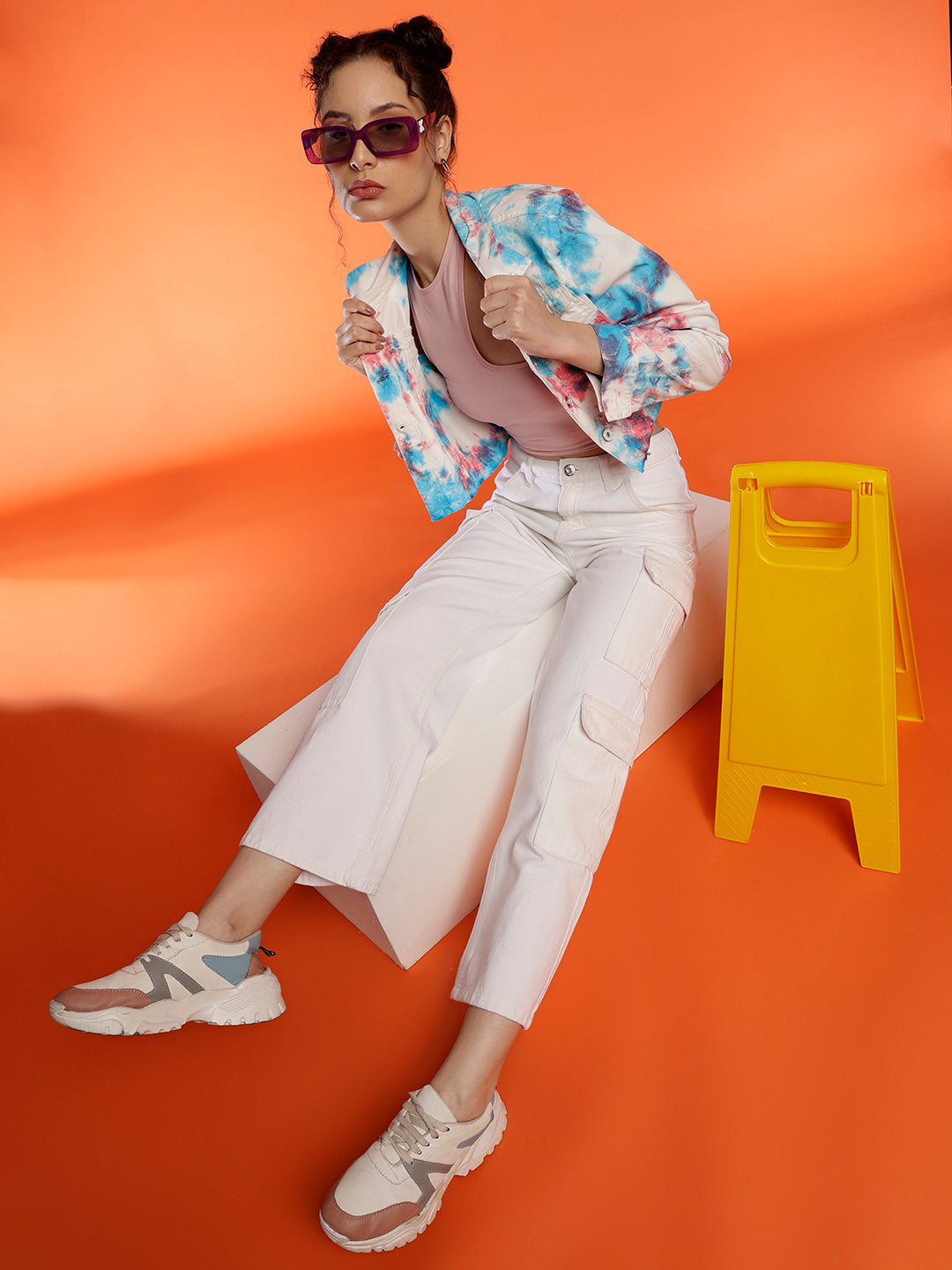 Multi Colour Tie & Dye Jacket