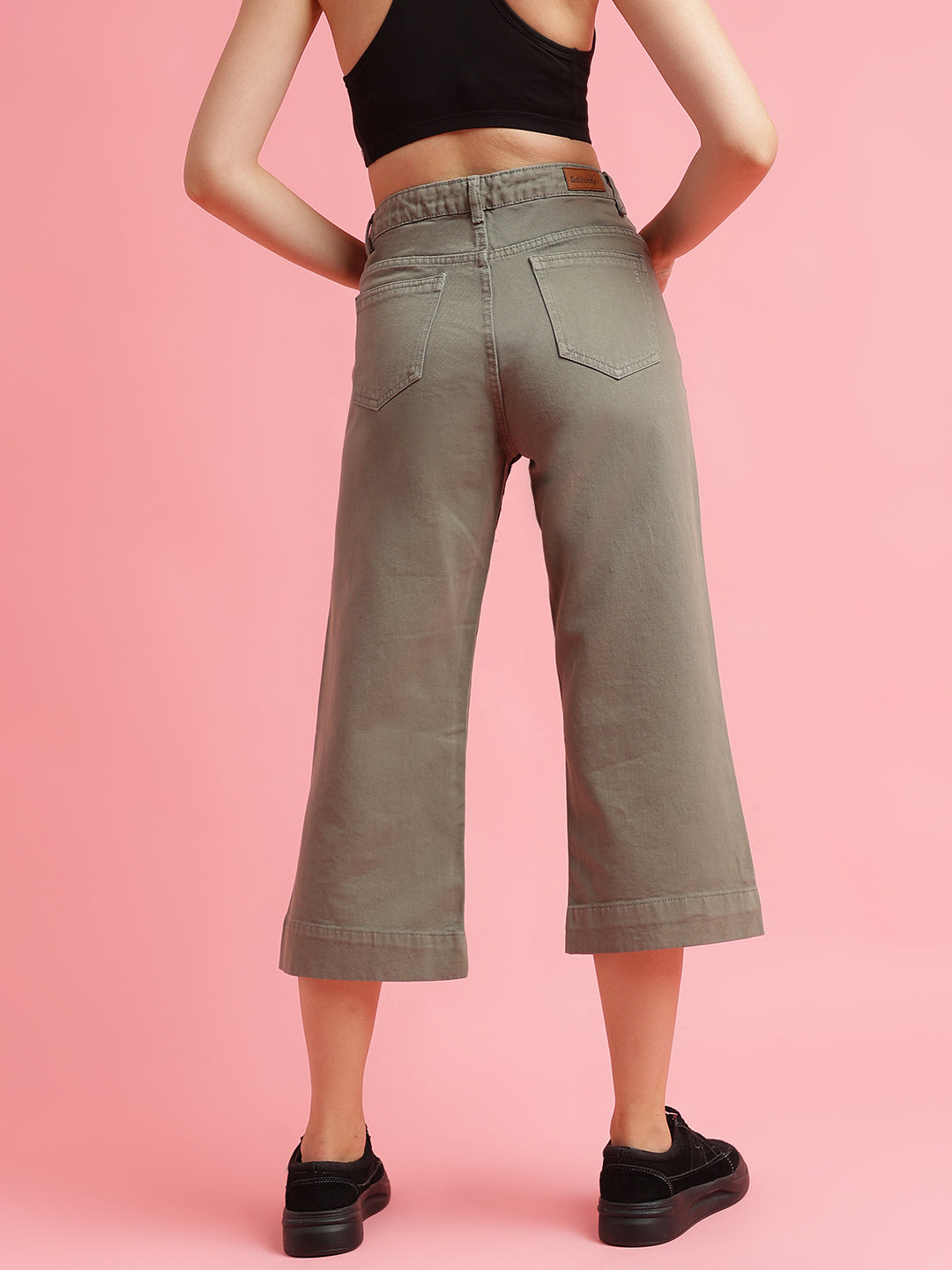 Olive Straight fit Jeans