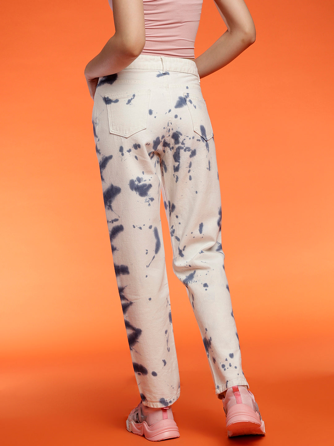 Women's Straight fit White jeans