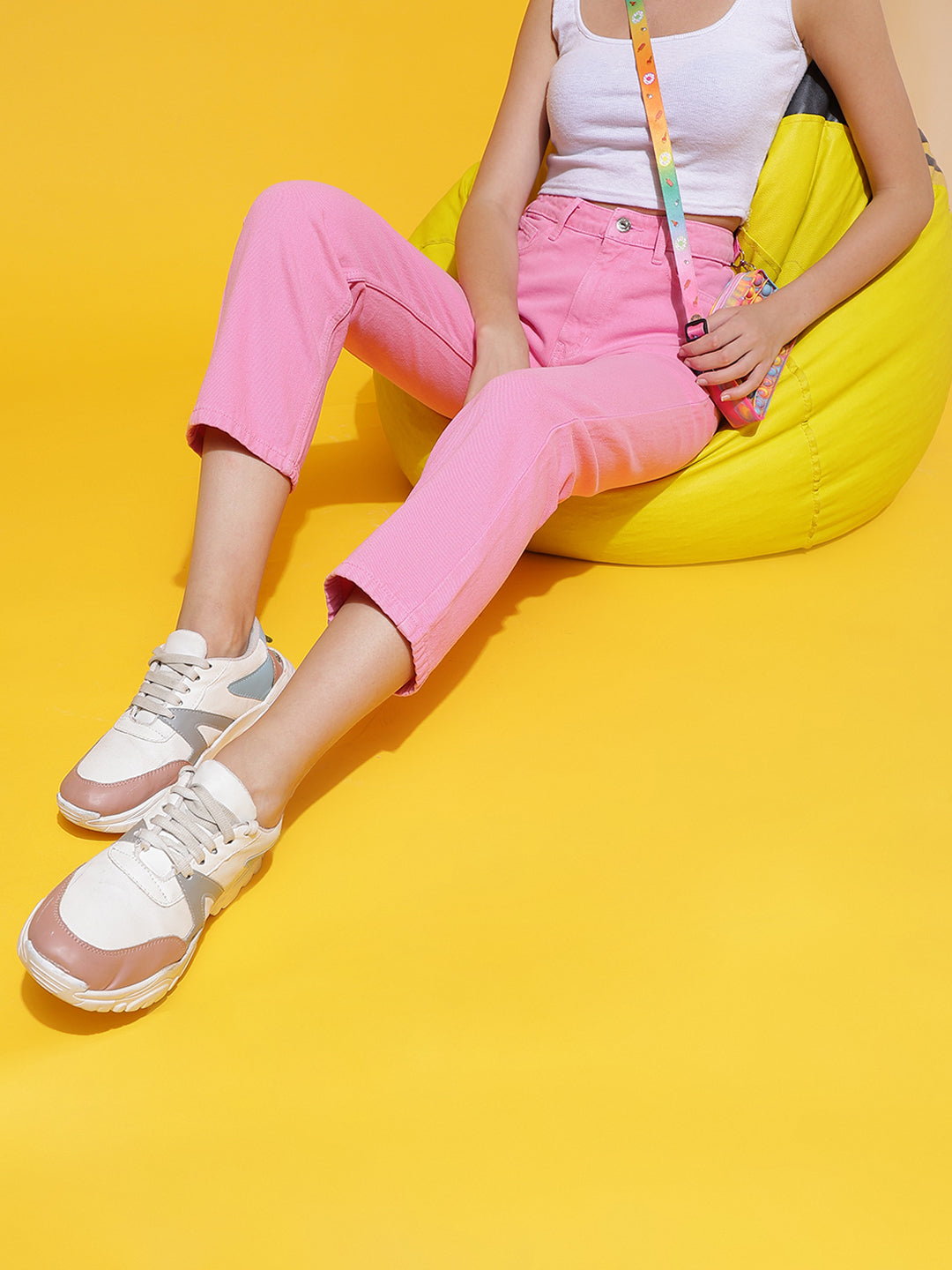 Light Pink Mom Fit Jeans