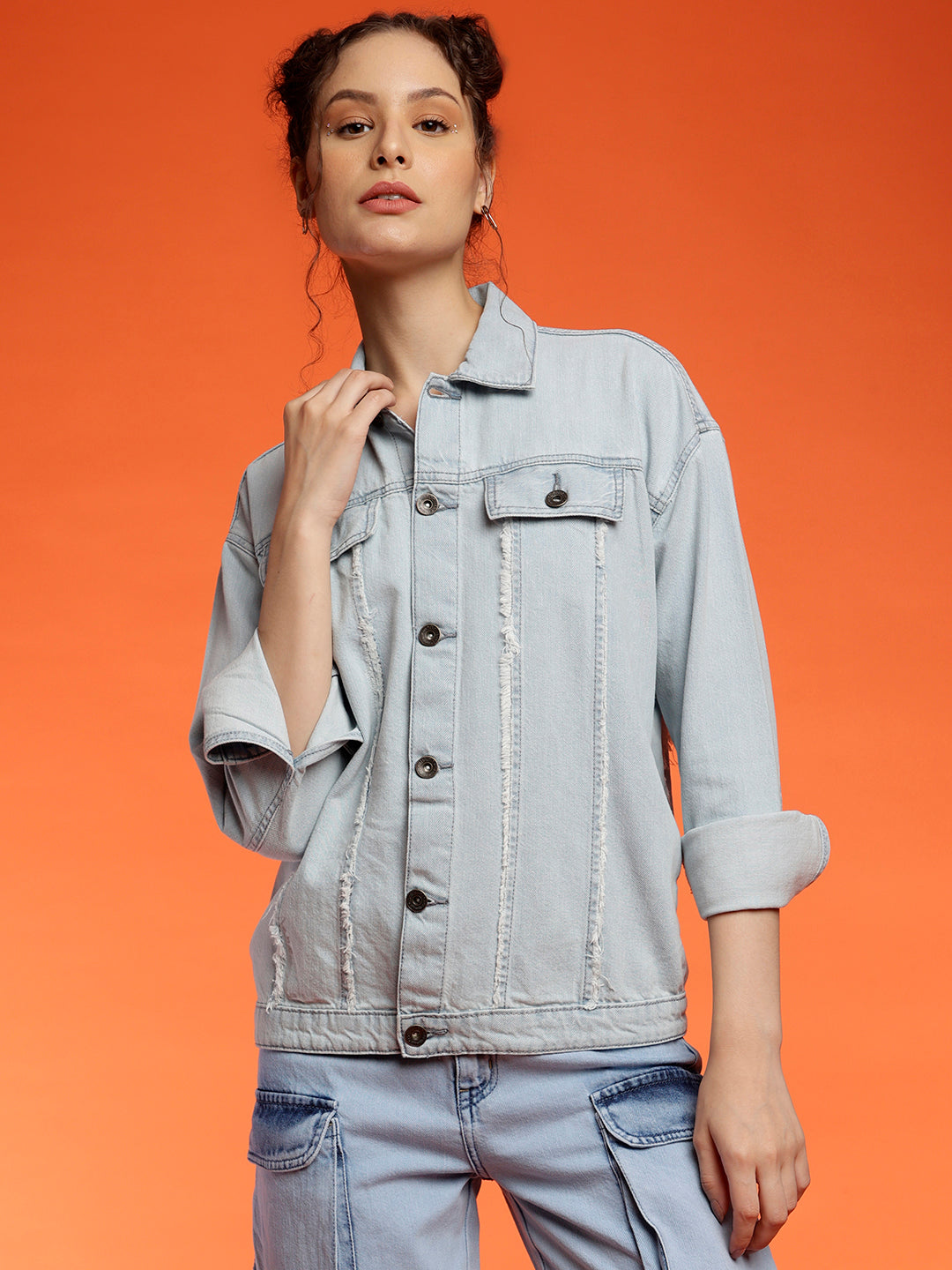 Belliskey Women's Light Blue Denim Jacket