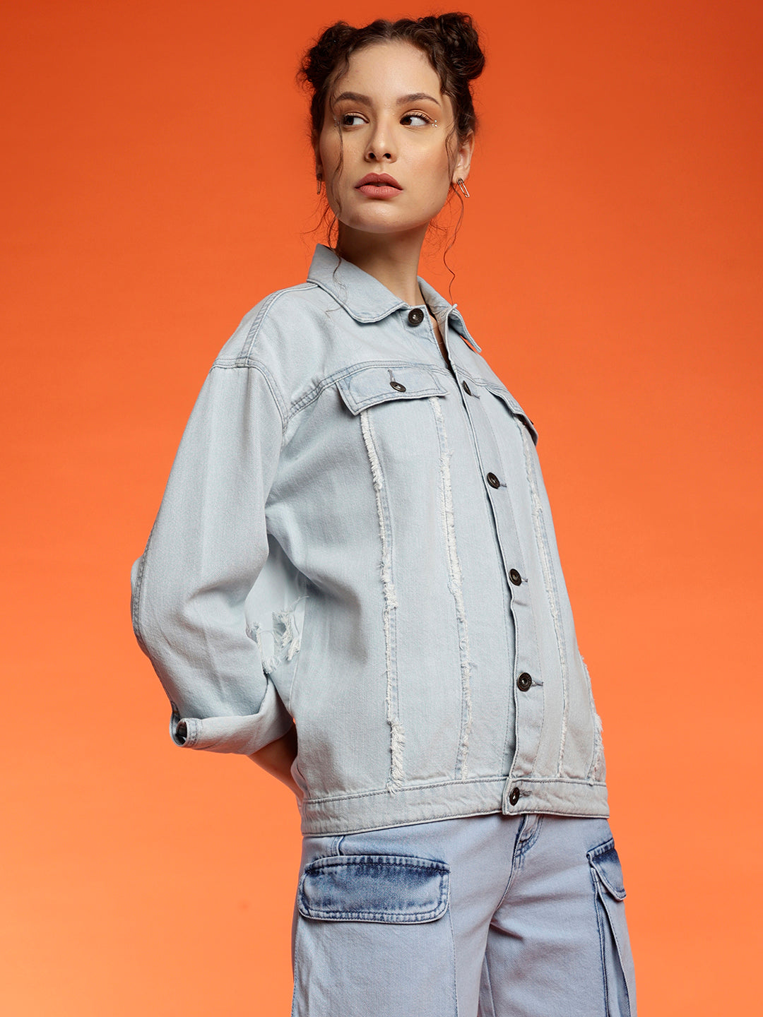 Belliskey Women's Light Blue Denim Jacket