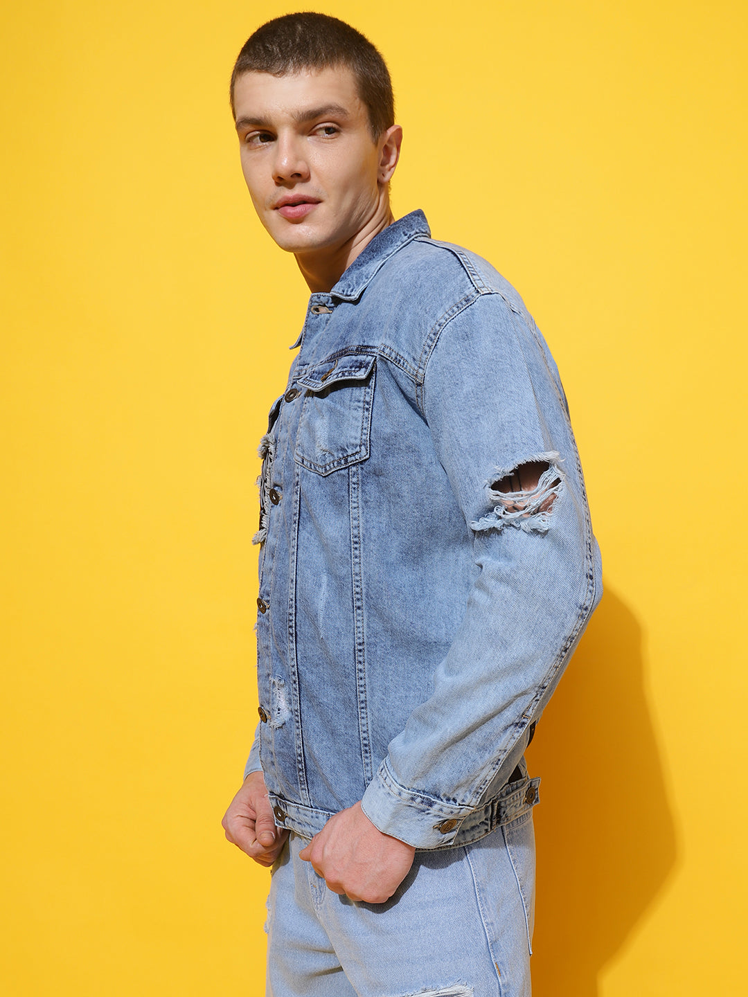 Unisex Mid Blue Jacket