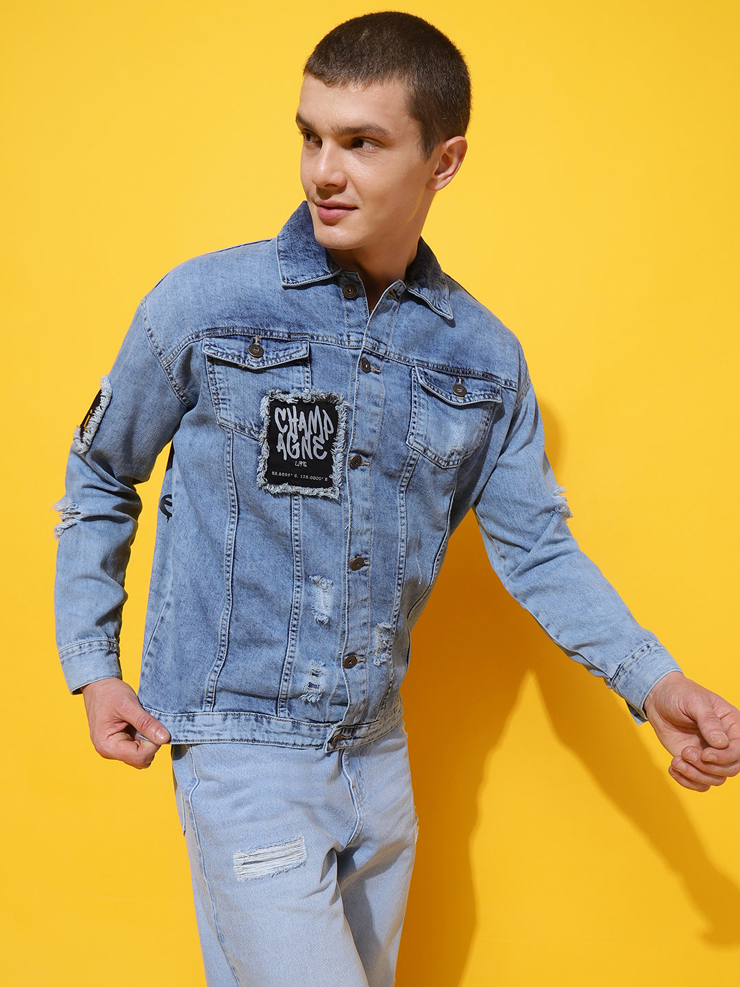 Unisex Mid Blue Jacket