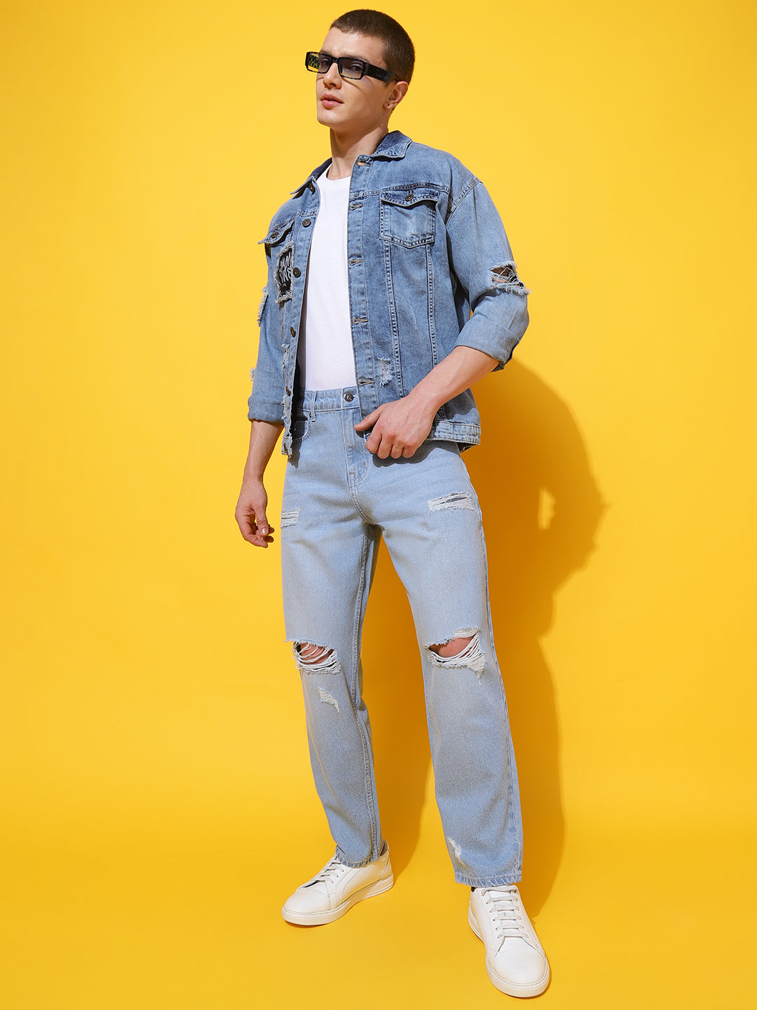 Unisex Mid Blue Jacket