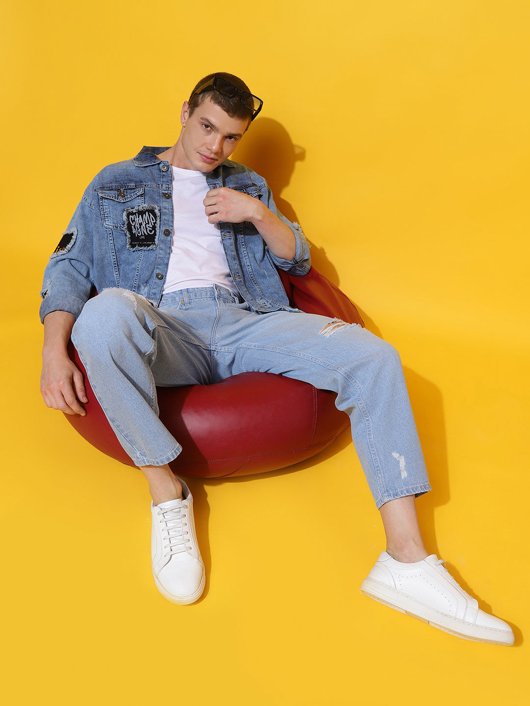 Unisex Mid Blue Jacket