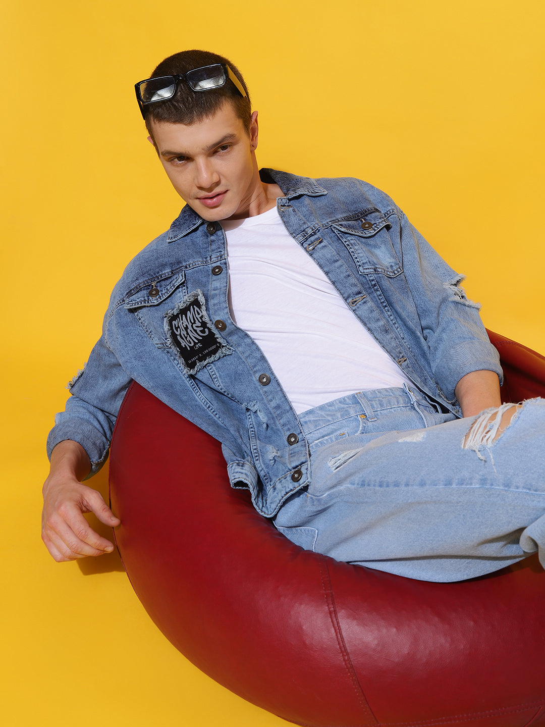 Unisex Mid Blue Jacket