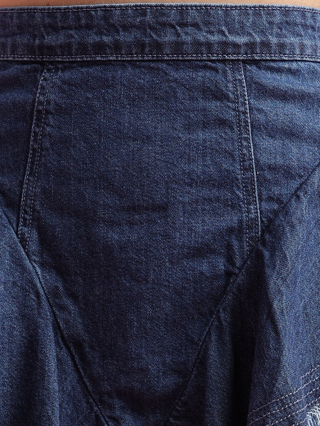 Dark Blue Denim Skirt