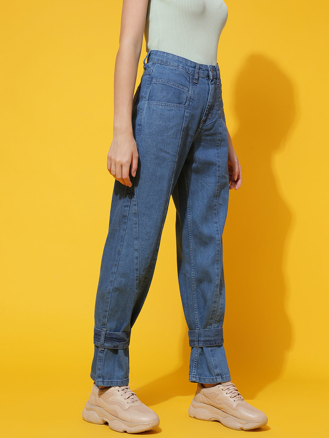 Mid Blue Straight fit Jeans