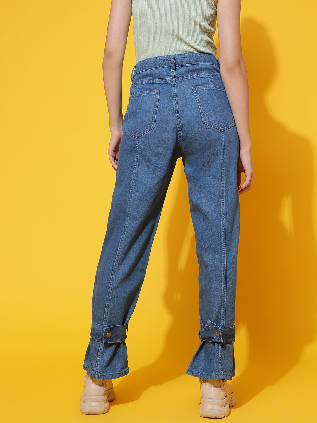 Mid Blue Straight fit Jeans