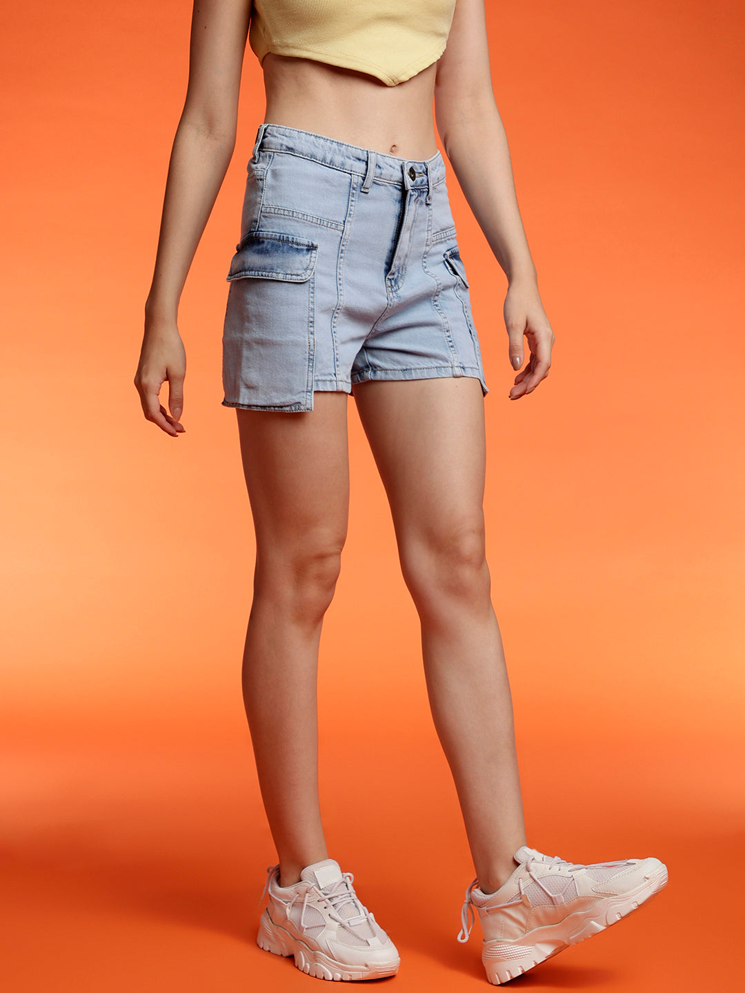 Belliskey Women's Light Blue Short