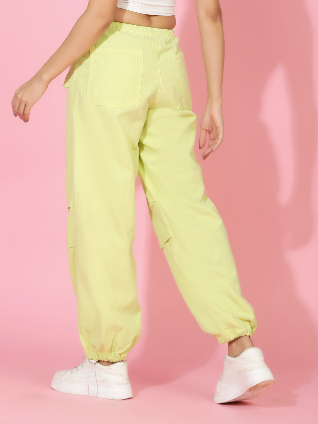 Neon Green Relaxed Fit joggers
