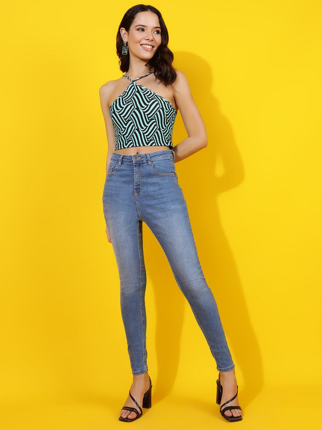 Light Blue Skinny Fit Denim Jeans