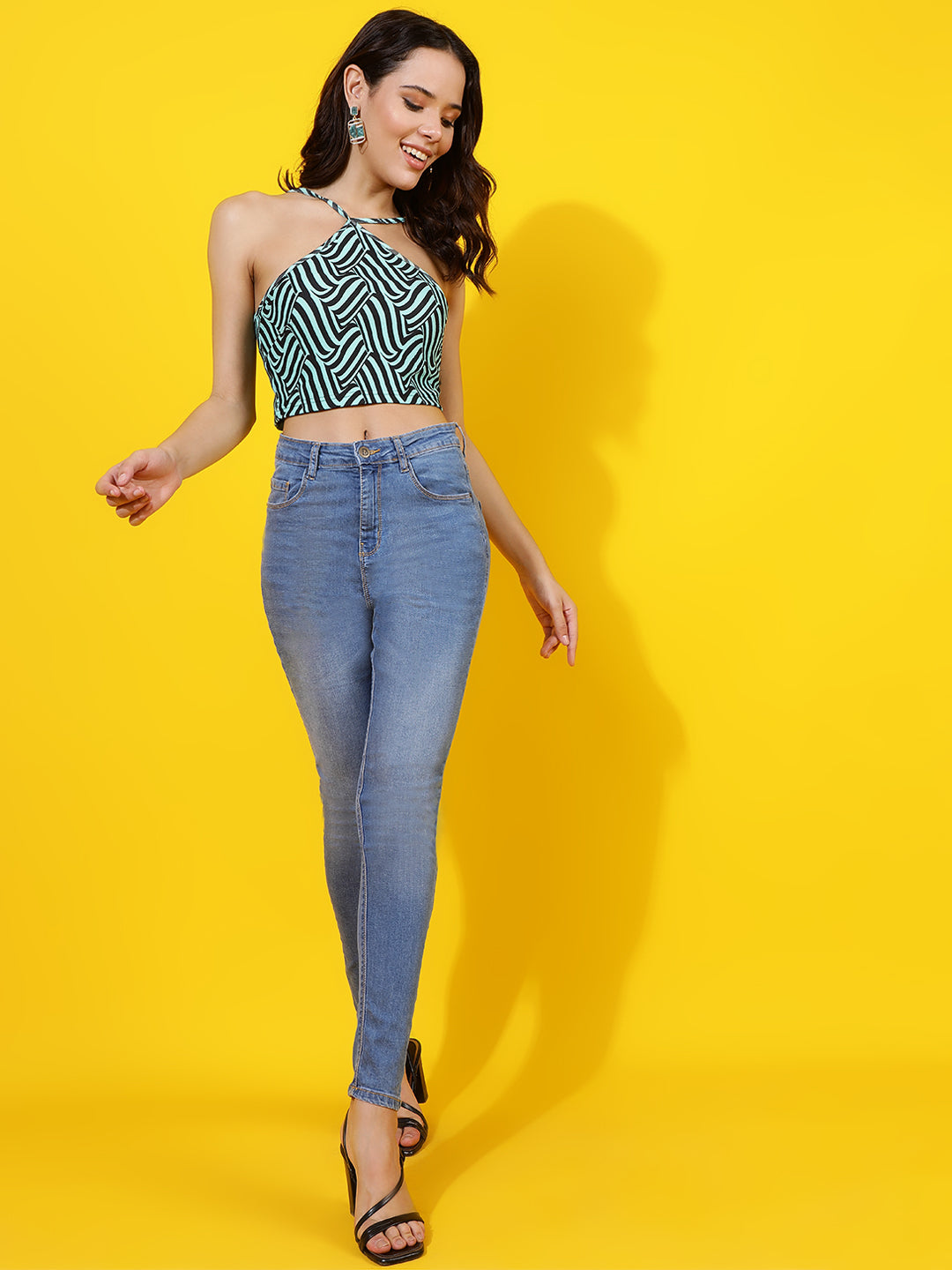 Light Blue Skinny Fit Denim Jeans