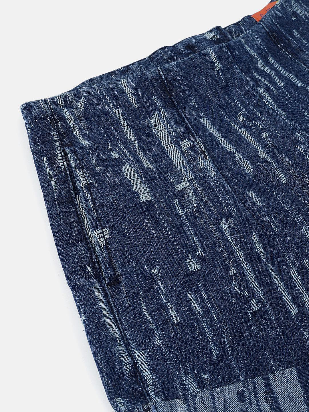 Dark Blue Denim Mini Shorts