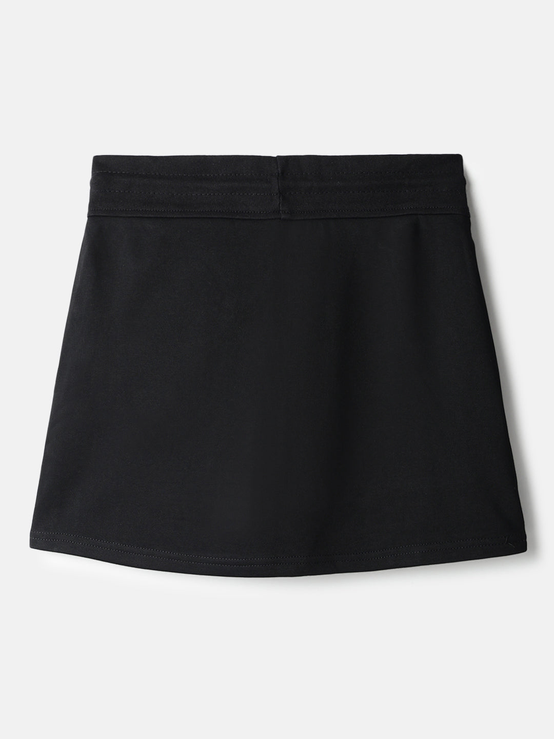 Black Cotton Mini Skirts