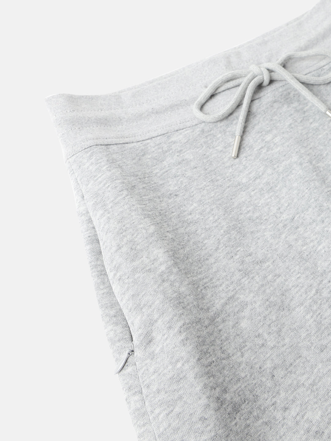 Grey Cotton Mini Skirts
