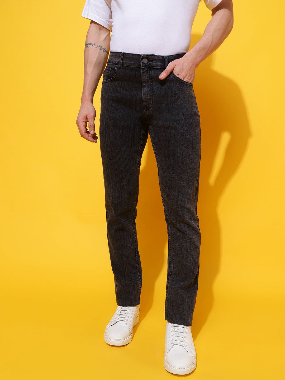 Smokey Black Skinny Fit Jeans