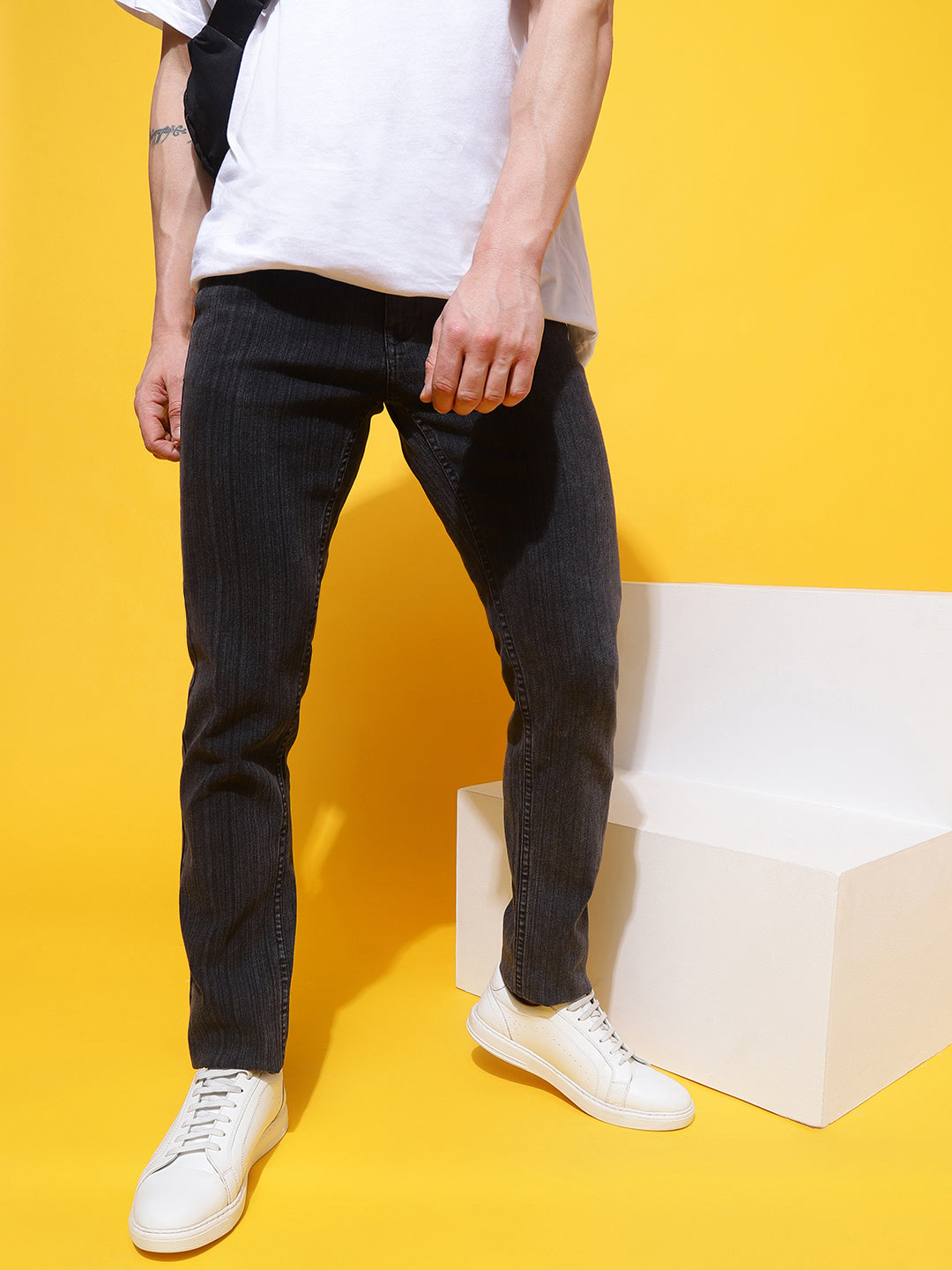 Smokey Black Skinny Fit Jeans