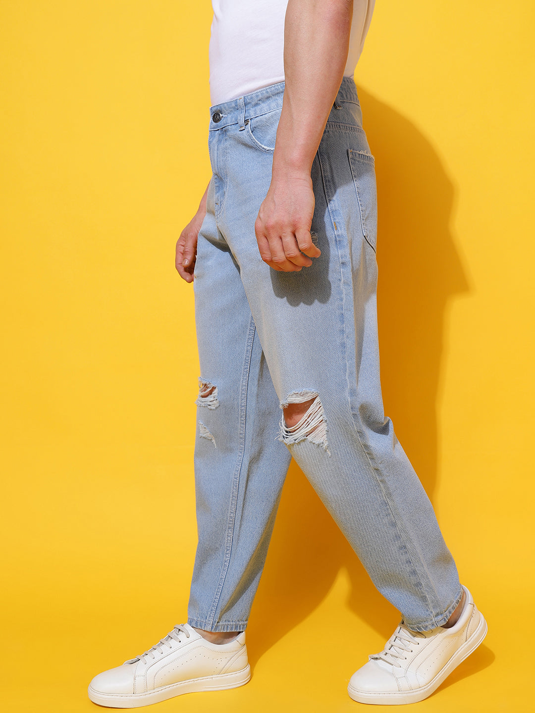 Light Blue Slouchy Fit Jeans
