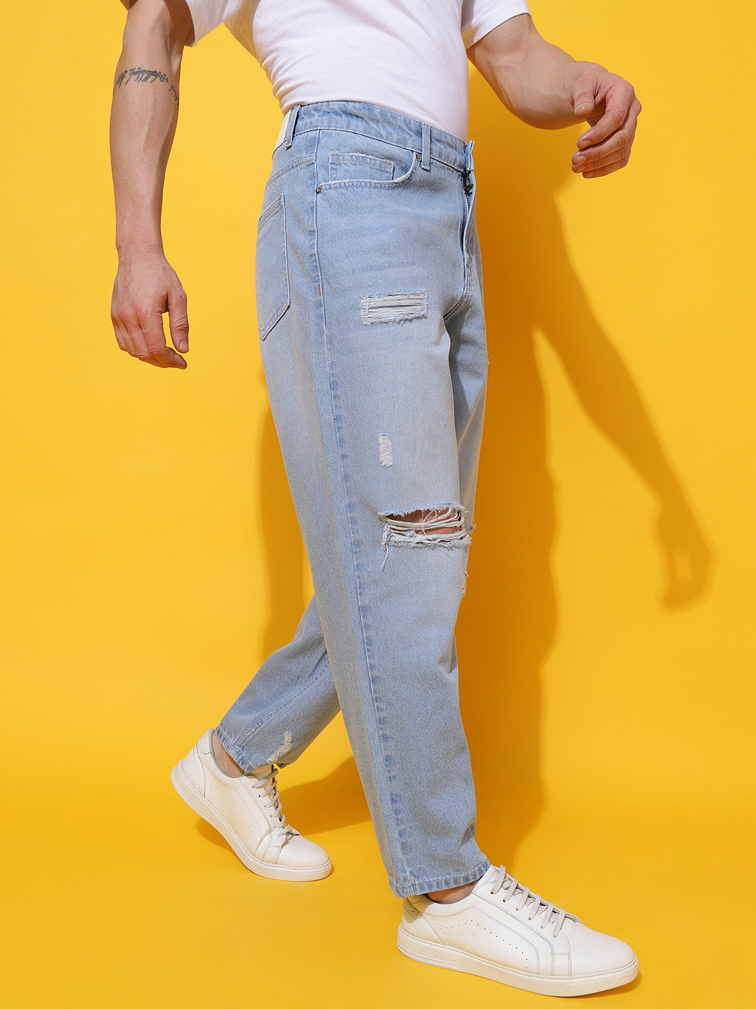 Light Blue Slouchy Fit Jeans