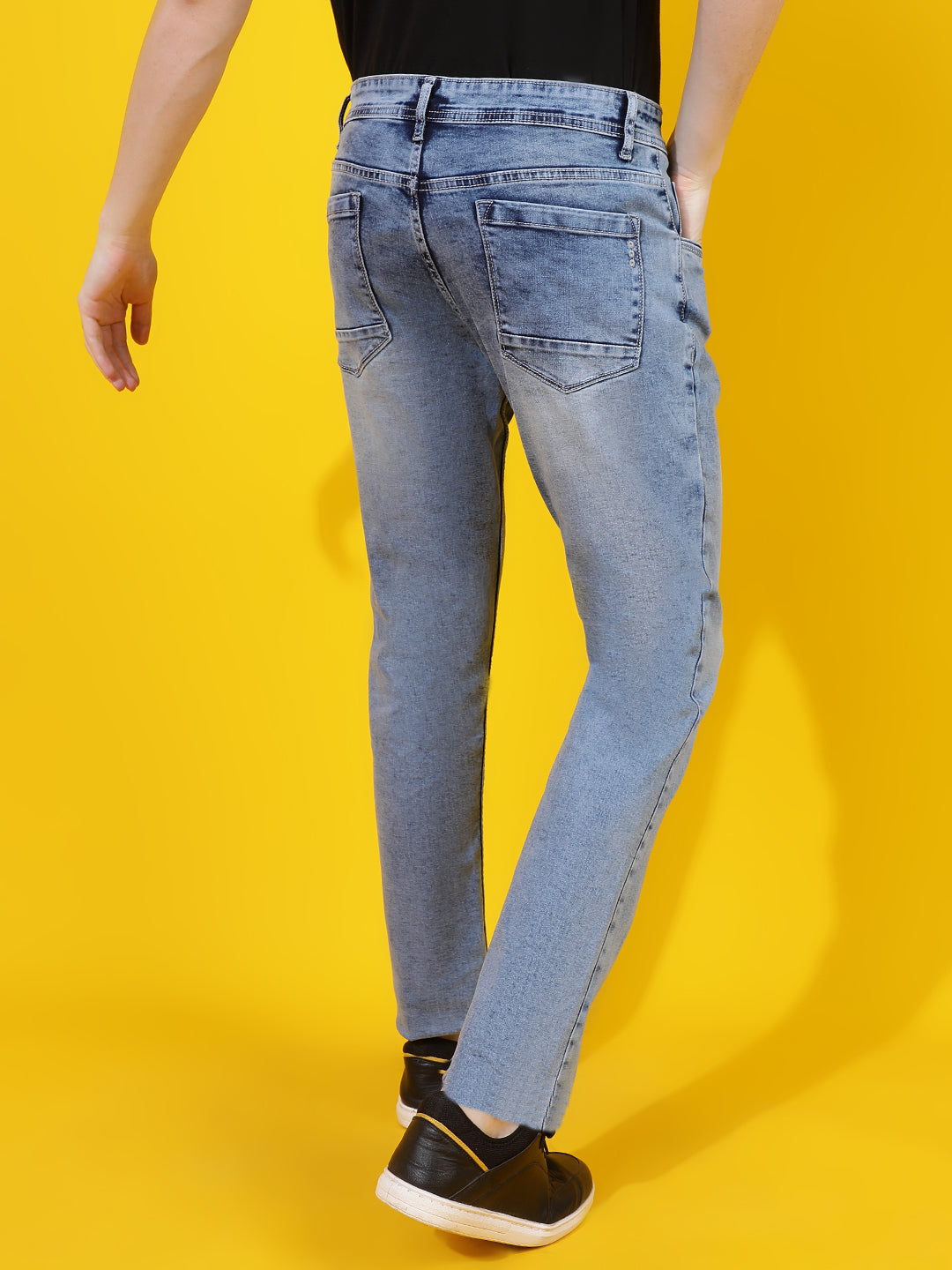 Light Blue Slim Fit Denim Jeans