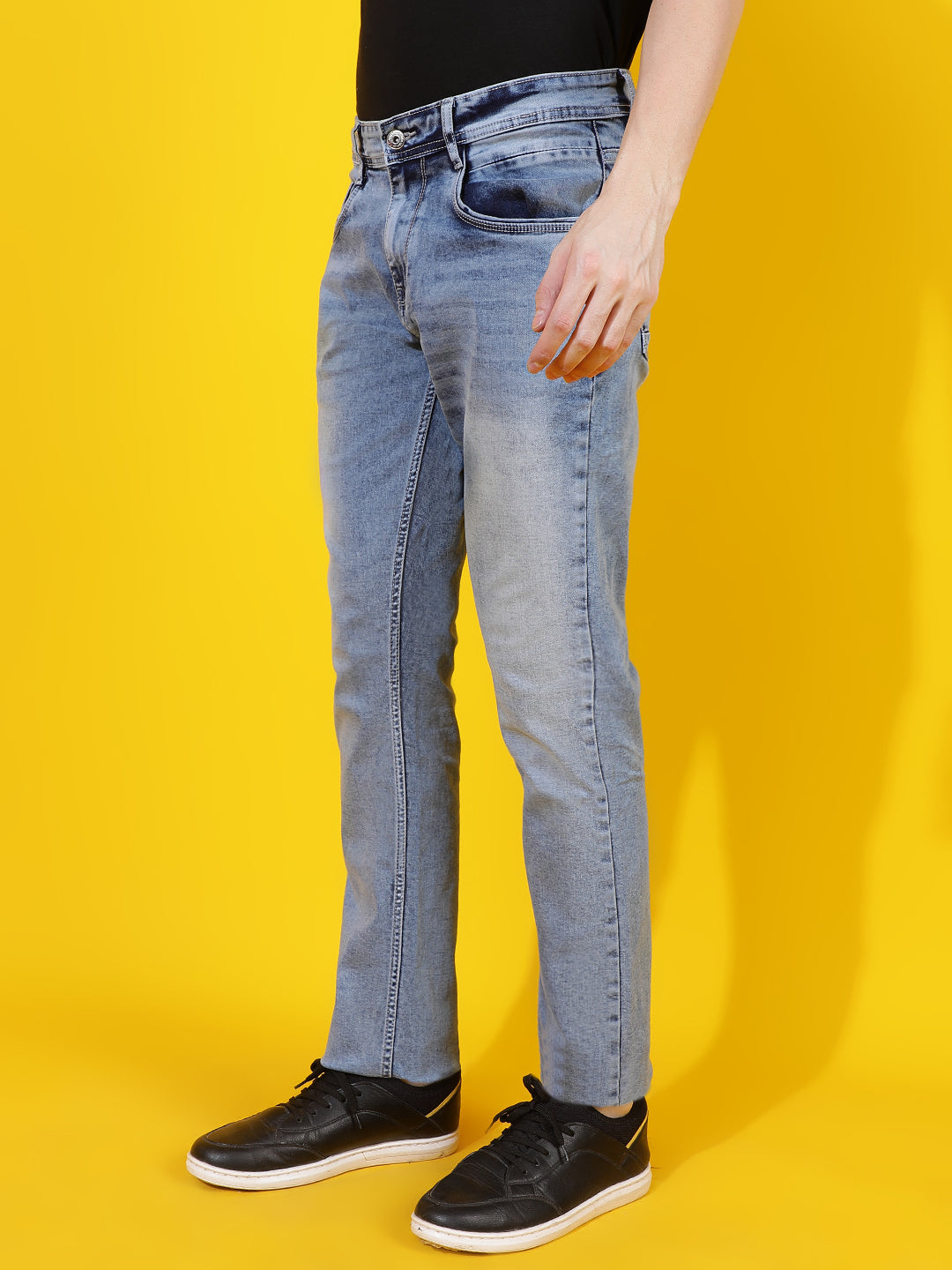 Light Blue Slim Fit Denim Jeans