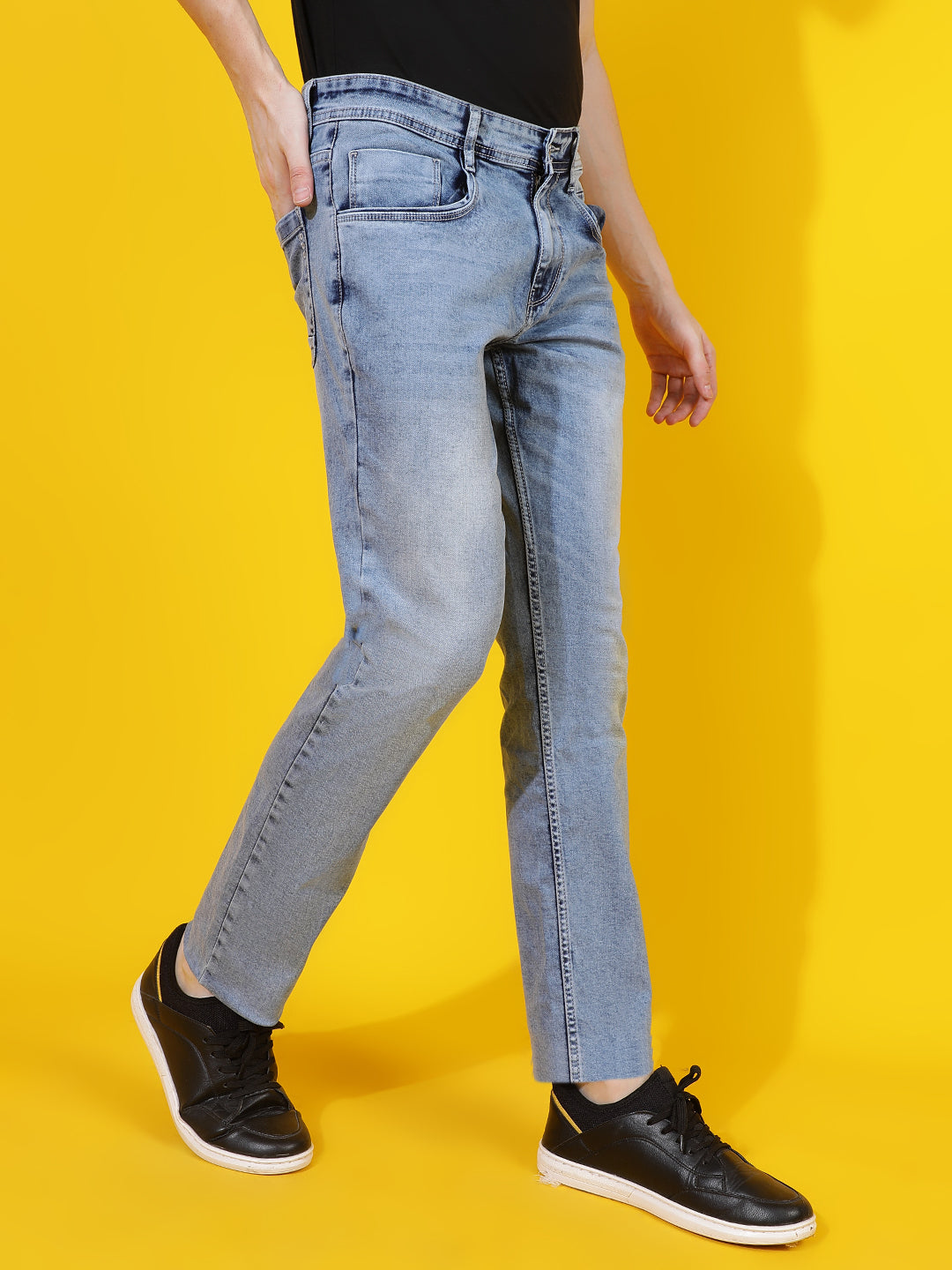 Light Blue Slim Fit Denim Jeans