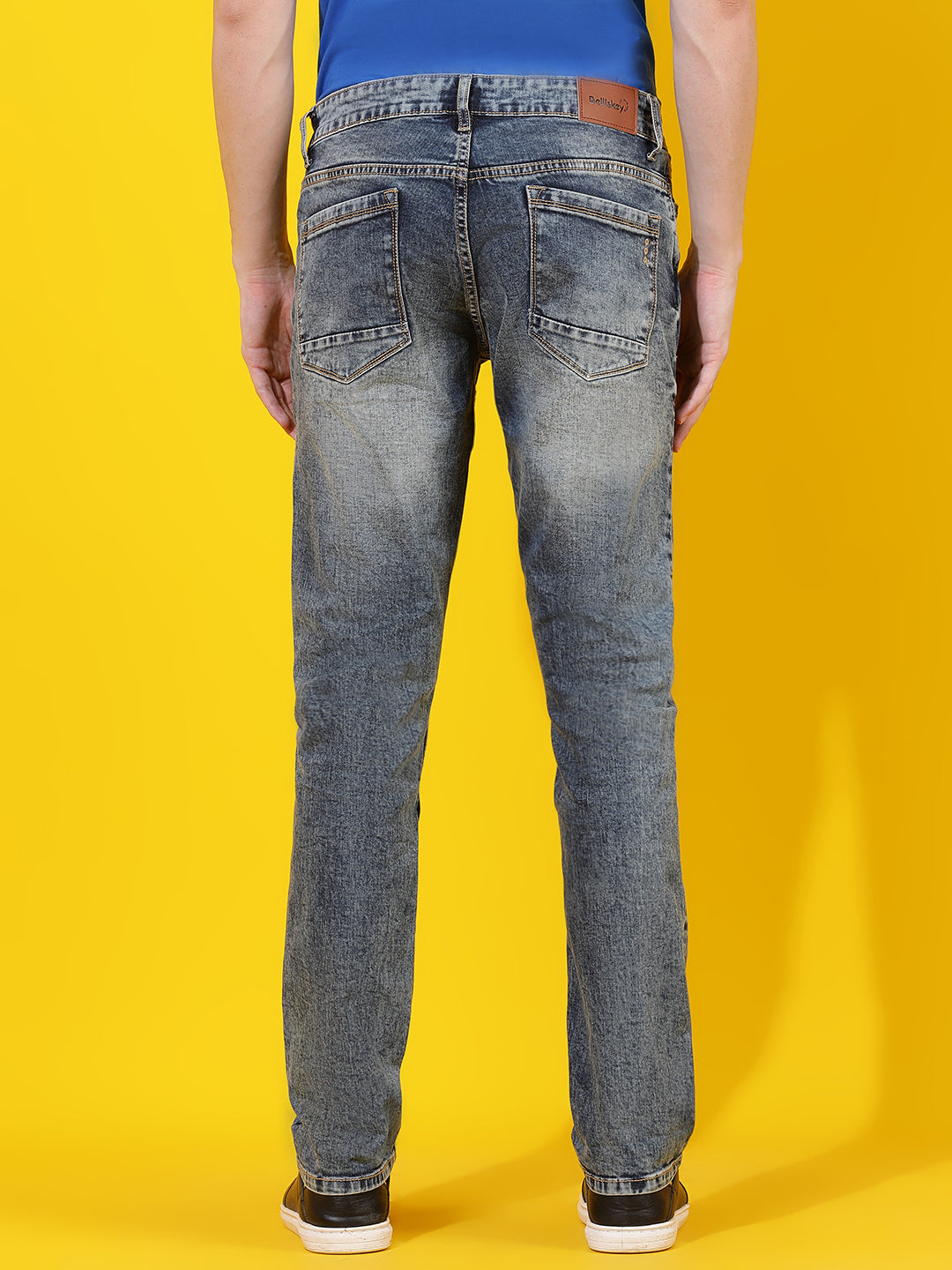 Mid Blue Slim Fit Denim Jeans