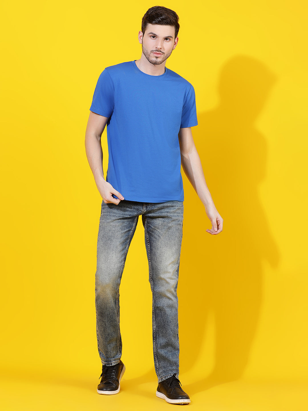 Mid Blue Slim Fit Denim Jeans