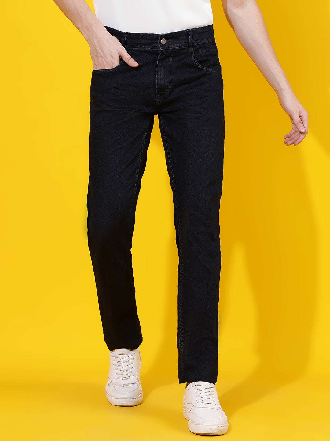Dark Blue Slim Fit Denim Jeans
