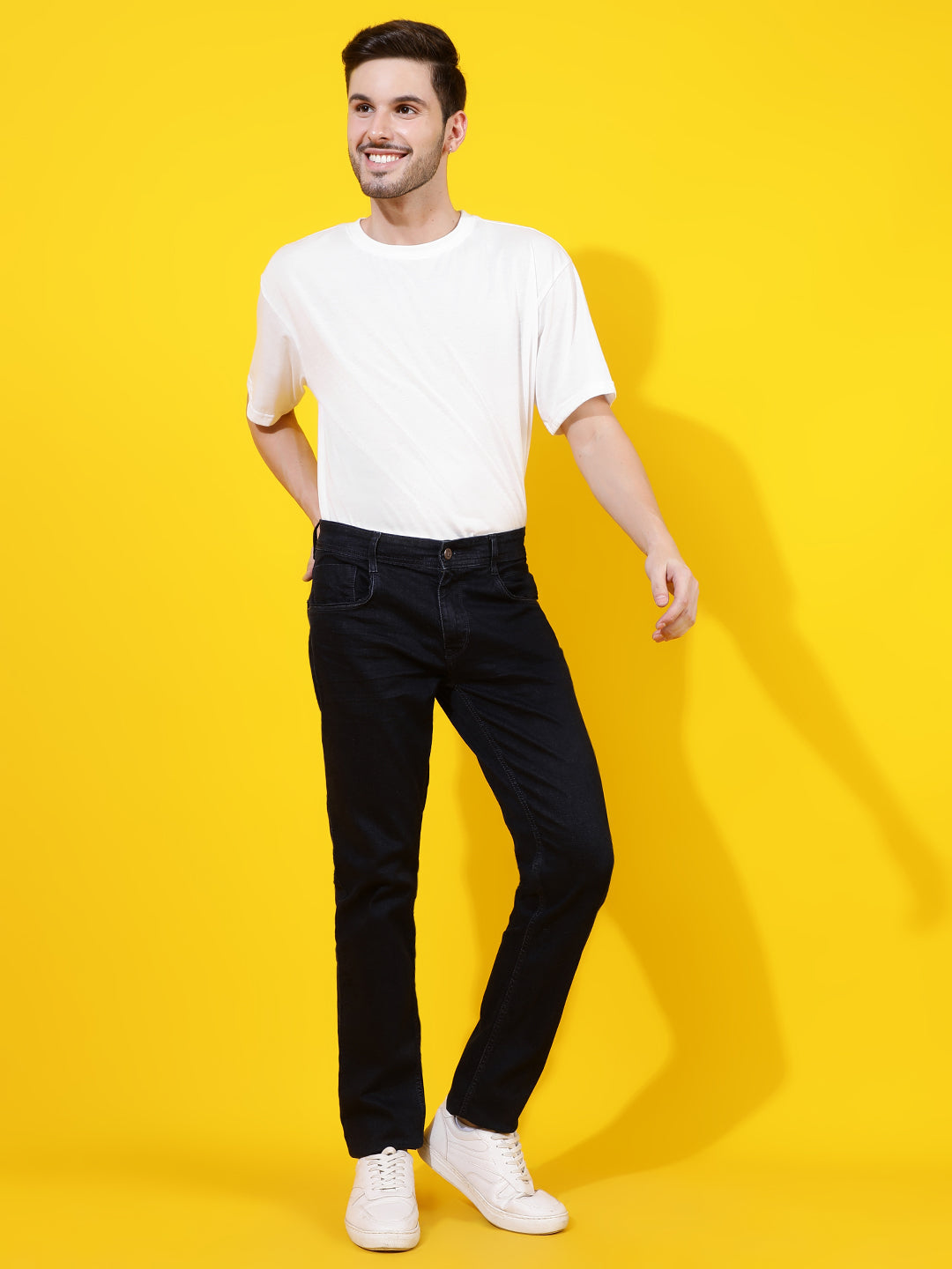 Dark Blue Slim Fit Denim Jeans