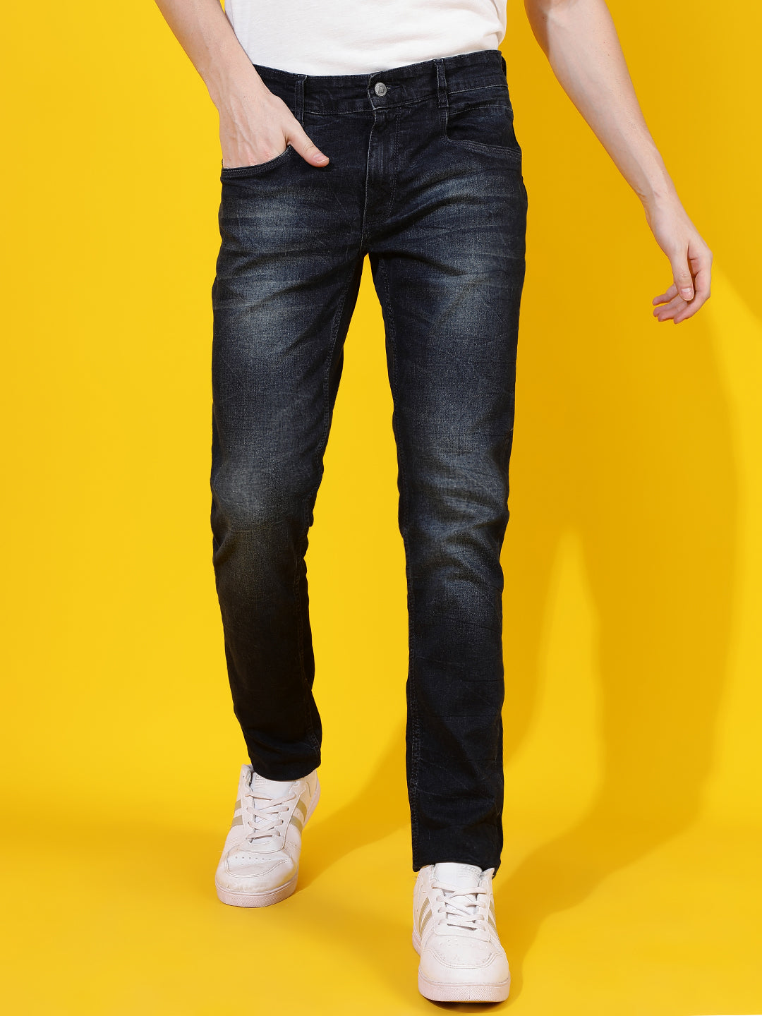 Dark Blue Skinny Fit Denim Jeans