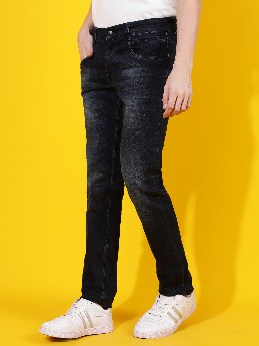 Dark Blue Skinny Fit Denim Jeans