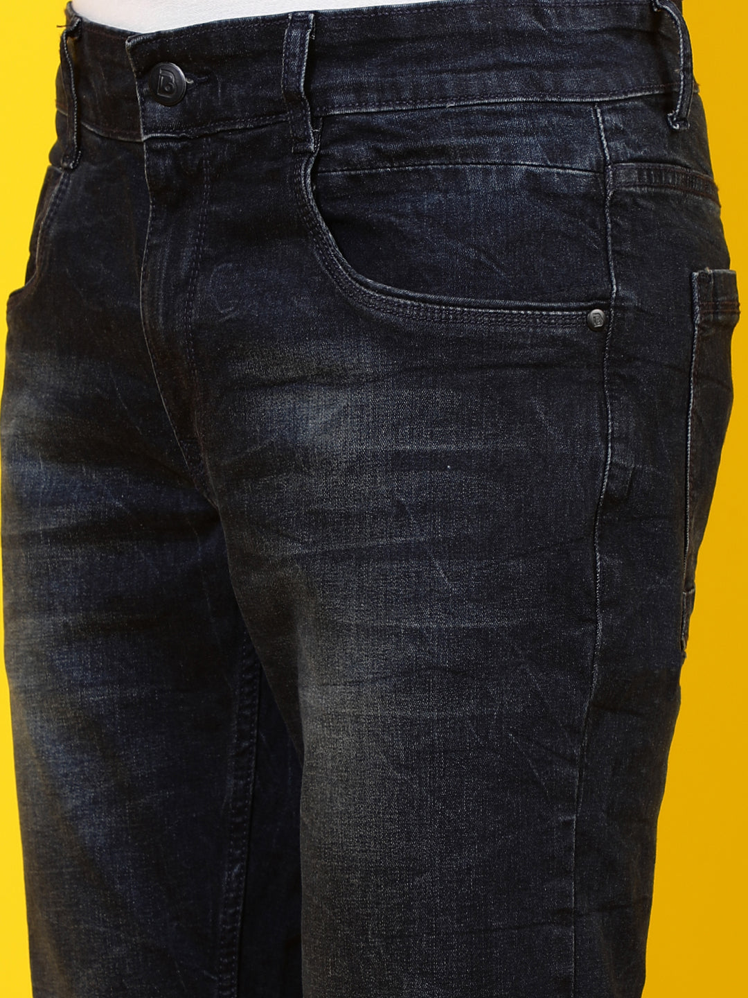 Dark Blue Skinny Fit Denim Jeans