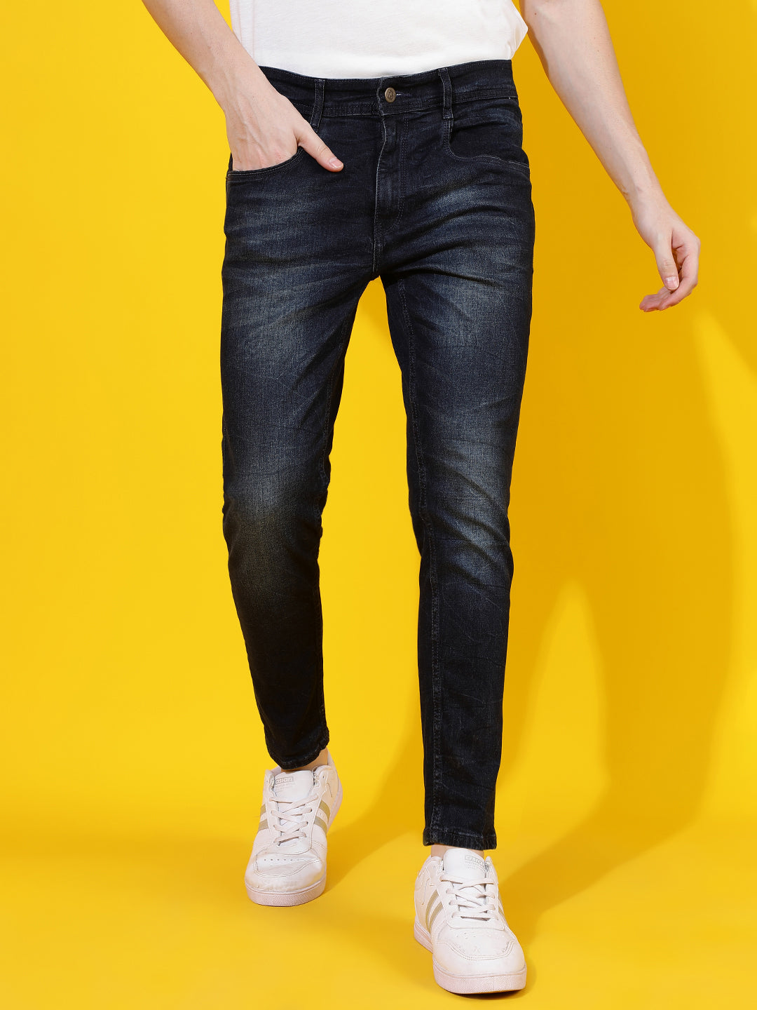 Dark Blue Skinny Fit Denim Jeans