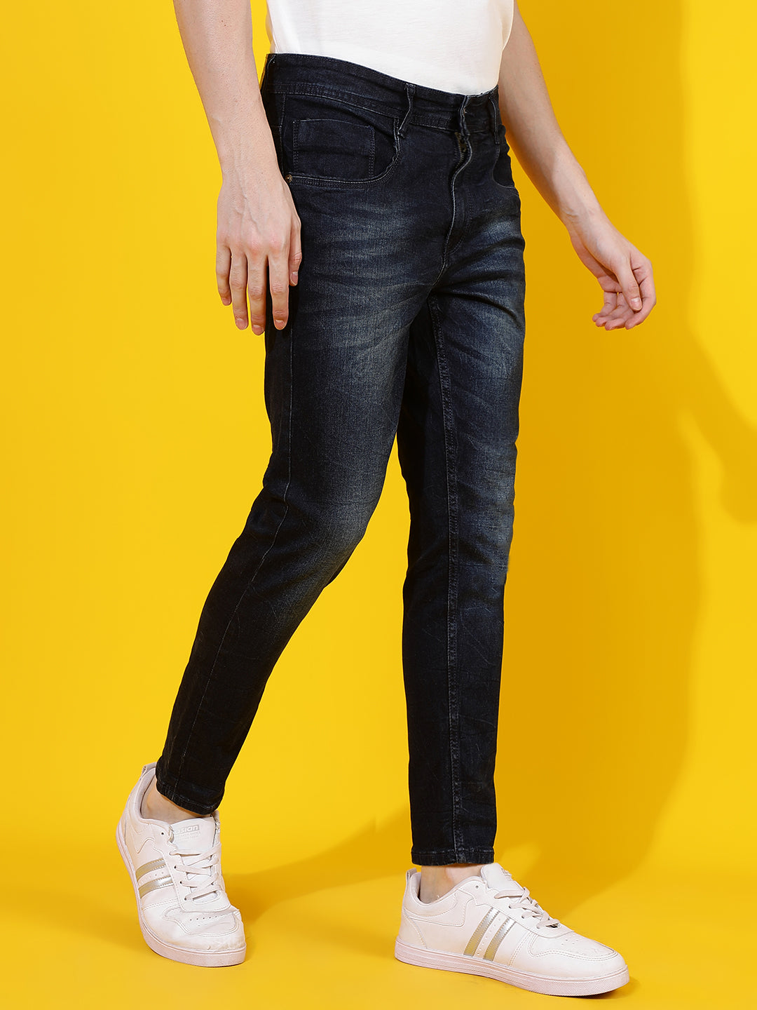 Dark Blue Skinny Fit Denim Jeans