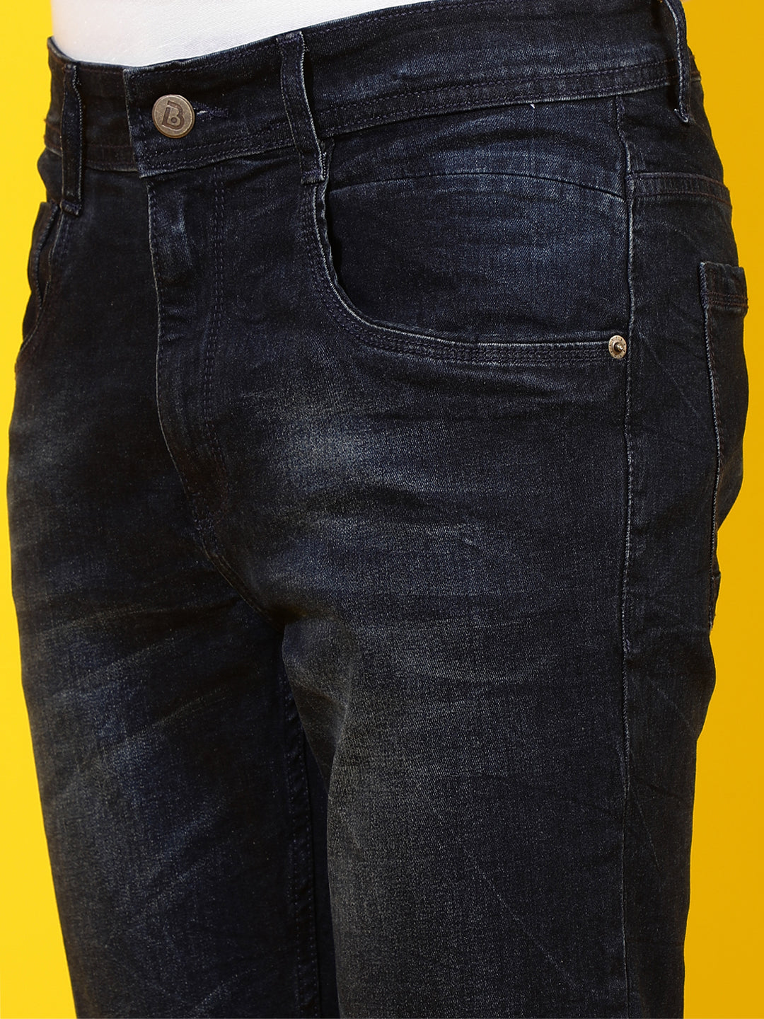 Dark Blue Skinny Fit Denim Jeans