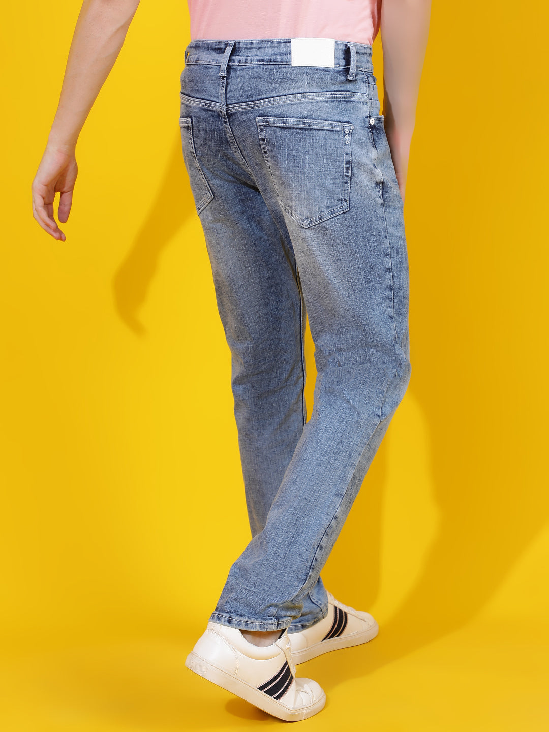 Light Blue Slim Fit Denim Jeans