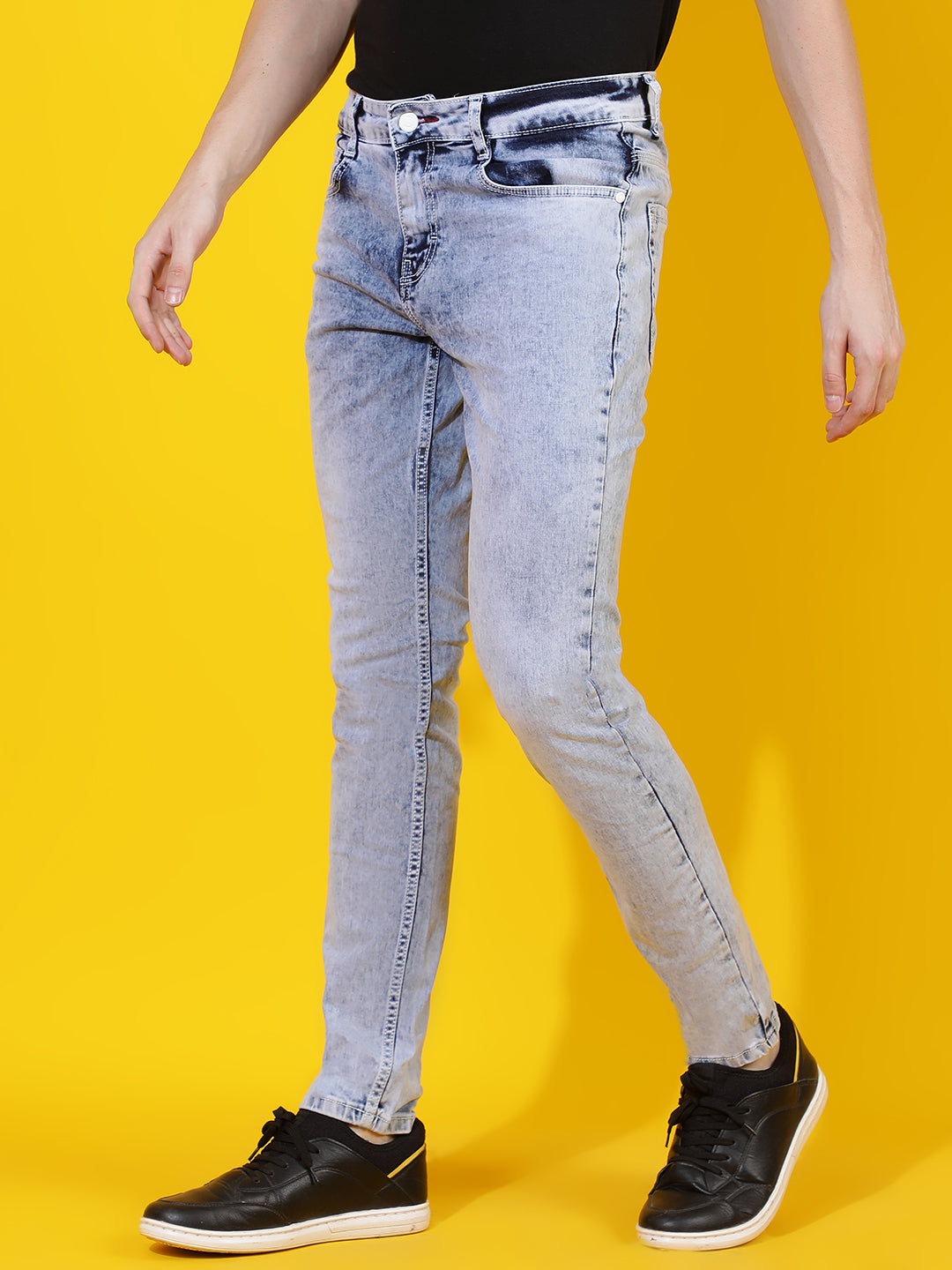 Light Blue Skinny Fit Denim Jeans