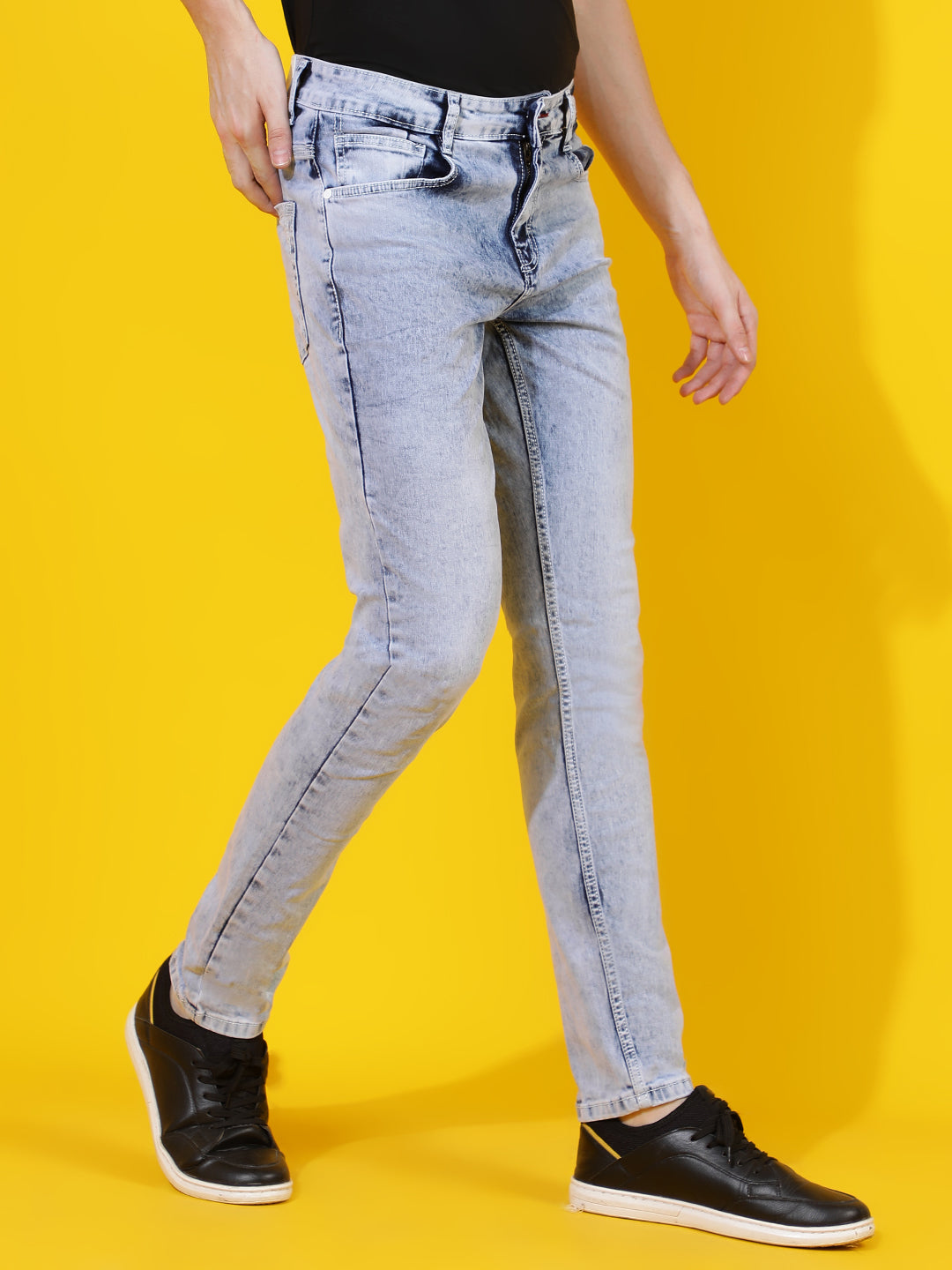 Light Blue Skinny Fit Denim Jeans