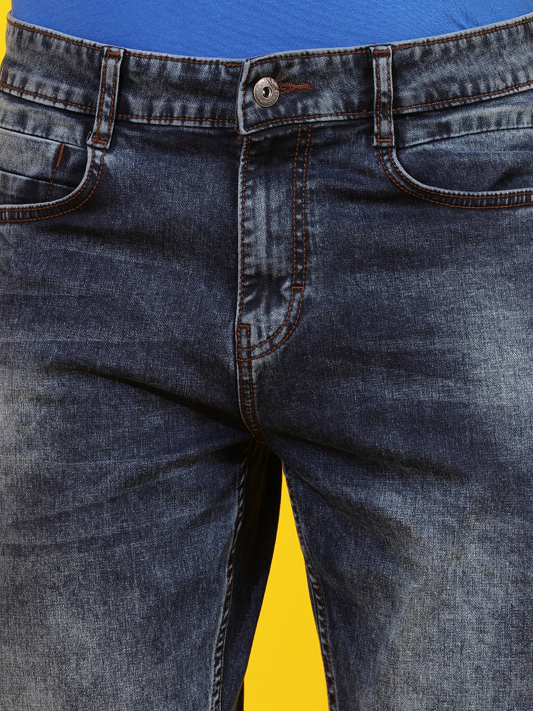 Dark Blue Slim Fit Denim Jeans
