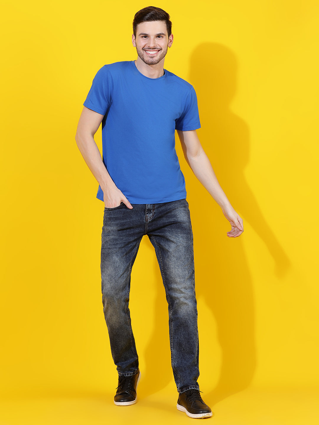 Dark Blue Slim Fit Denim Jeans