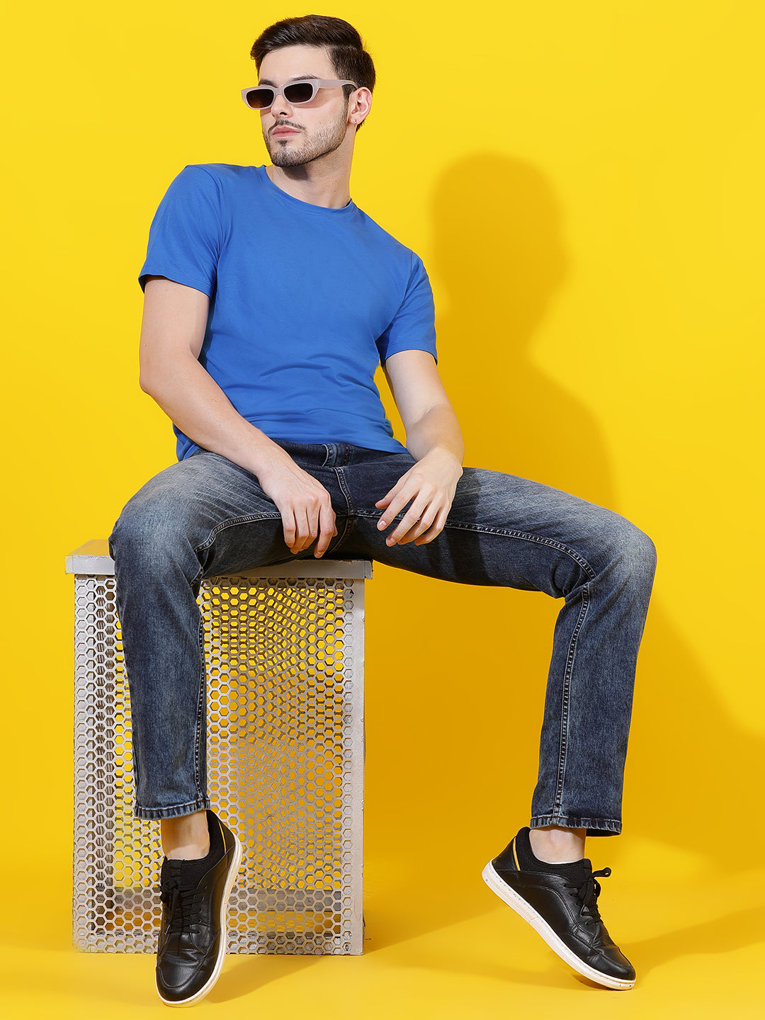 Dark Blue Slim Fit Denim Jeans