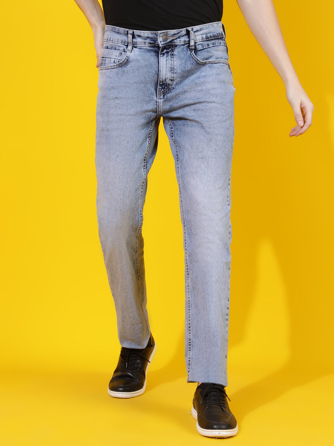 Light Blue Slim Fit Denim Jeans