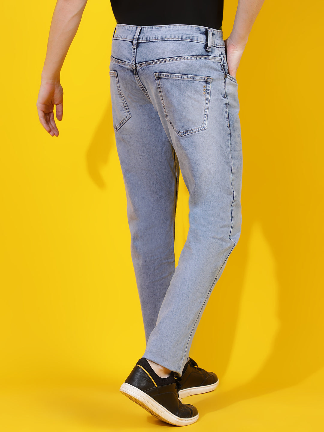 Light Blue Slim Fit Denim Jeans